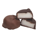 Rich dark chocolate surrounding cool peppermint cream.
