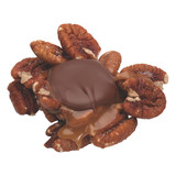 Best seller!  Freshly roasted and salted whole pecans, a dollop of soft caramel, topped with premium milk chocolate.